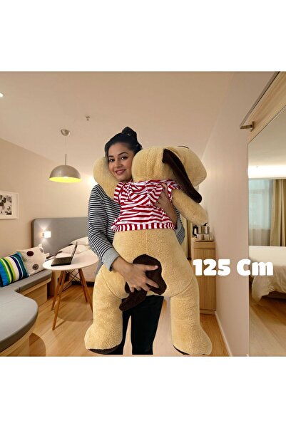xprops 125 Cm Dev Peluş Yumuşak Büyük Köpek Oyuncak Uyku Sarılma Arkadaşı Sev...