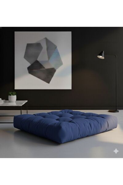 İstanbul kumaş Dekoratif Kadfiemsi Yer & Palet Minderi 60x60x10 (GÖRSELDEKİ Ü...