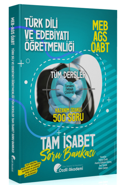 Özdil Akademi Yayınları Özdil Akademi ÖABT MEB-AGS Türk Dili ve Edebiyatı Öğr...