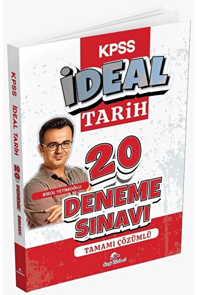 Dizgi Kitap 2026 KPSS İdeal Tarih 20 Deneme Çözümlü - Birol Yetimoğlu Yayınları