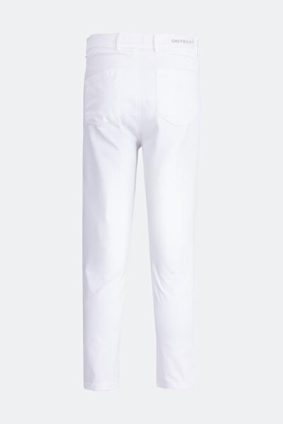 Sabri Özel Erkek Pantolon Beyaz