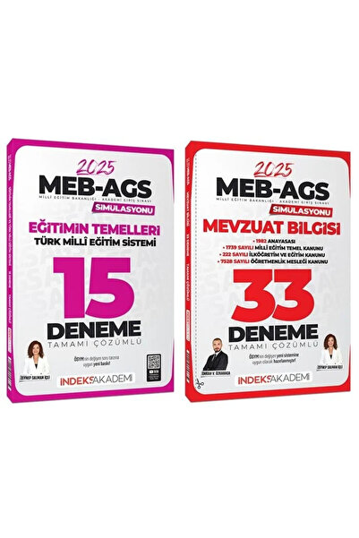 İndeks Akademi SÜPER FİYAT - 2025 MEB-AGS Simülasyonu Eğitimin Temelleri Türk...