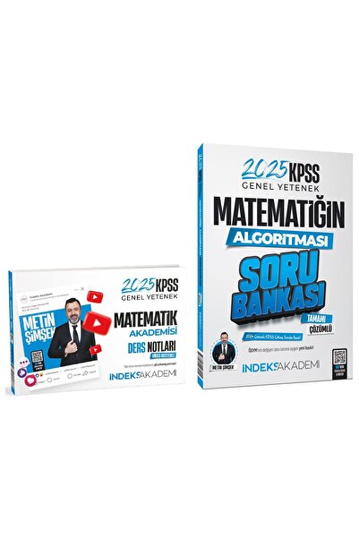 İndeks Akademi Yayıncılık SÜPER FİYAT - İndeks Akademi 2025 KPSS Matematik Ak...