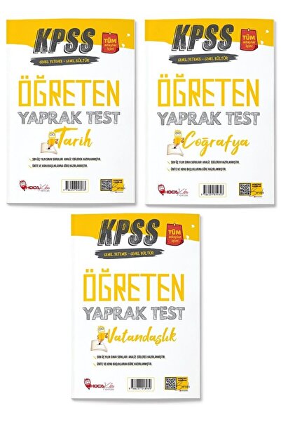 Genel Markalar SÜPER FİYAT - Hoca Kafası KPSS Tarih+Coğrafya+Vatandaşlık Öğre...