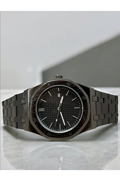 MAC CENTER Steel Men's Wristwatch--Steel Men's Wristwatch-Steel Band-Patek Model