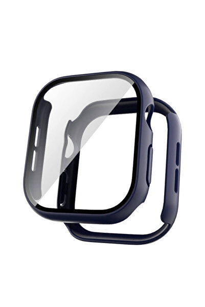 UnDePlus Watch 10/11 Serisi 46mm Sert PC Kasa ve Ekran Koruyucu 35 Uyumlu Mid...