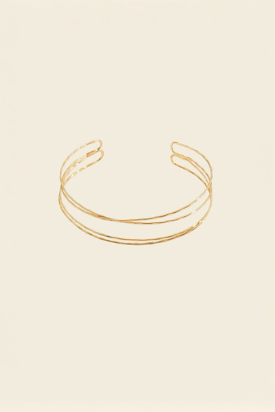 Sevilgülgünfinecrafts قلادة من السلك المتقاطع قابلة للتعديل