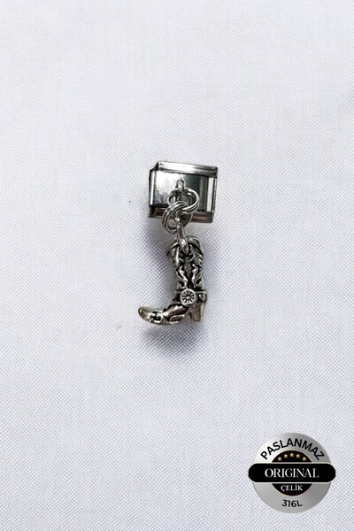 Lynare İtalyan Charm Bileklik Charmı Çizme Model 1 Adet