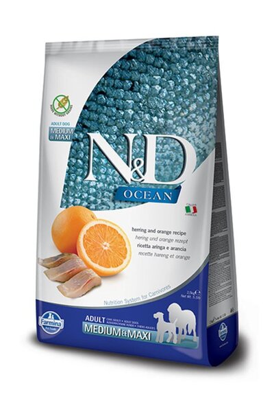 N&D Nd Balıklı Medium Maxi Yetişkin Köpek Maması 2,5 Kg