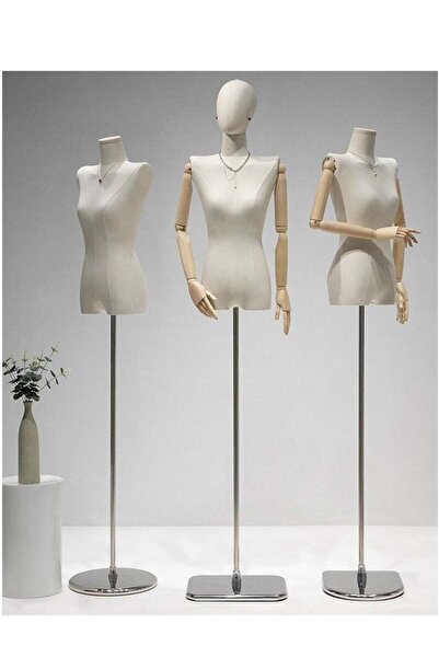 Arabest Female Mannequin Body, Sewing Mannequin Torso Dress Form, Adjustable Mannequin with Stand