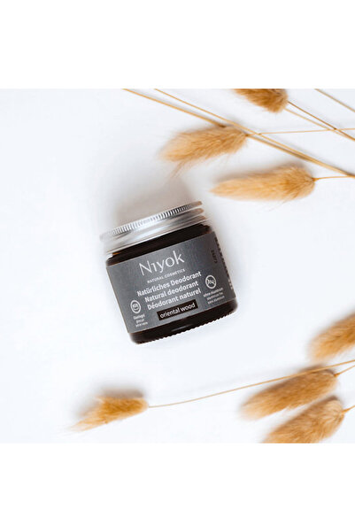 Niyok deodorant cremă, Lemn Oriental, vegan, fără aluminiu, 40 ml