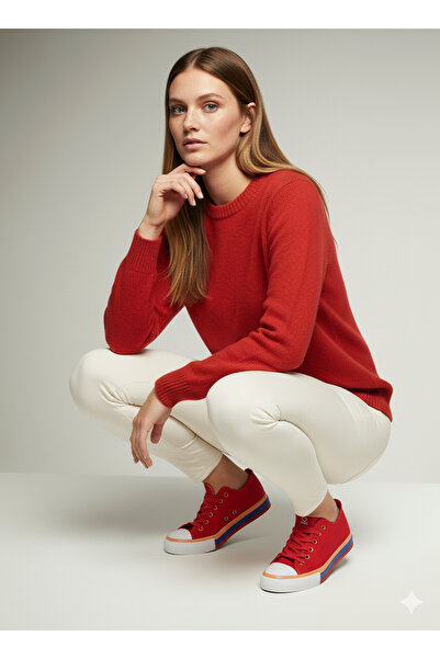 Benetton ®| BN-90176 - Red - Women's Sports Shoes