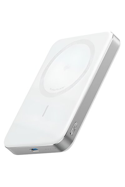 Anker Ασύρματο μαγνητικό τροφοδοτικό MagGo, 10000 mAh, εξαιρετικά λεπτό, Qi2 15W, λευκό