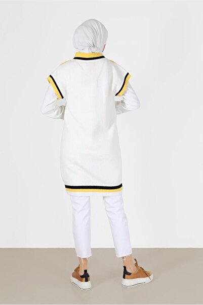 Alvina V-Neck Colorful Knitwear Sweater 42066