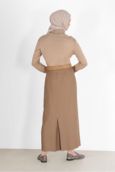 Alvina SLIP DETAIL ZIPPERED SKIRT 60215