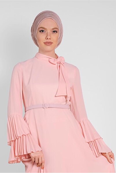Alvina فستان بأكمام مطوي 4219