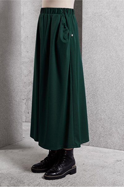 Alvina 60631 Model Elastic Waist Tracksuit Skirt