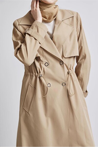 Alvina BELİ BÜZGÜLÜ TRENÇKOT 10959