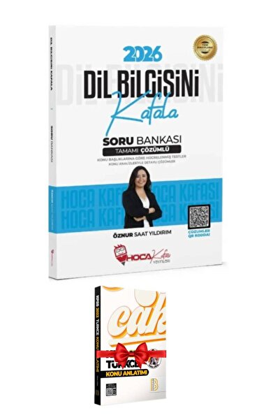 Hoca Kafası Yayınları Öznur Saat Yıldırım 2026 Dil Bilgisini Kafala Soru Bank...