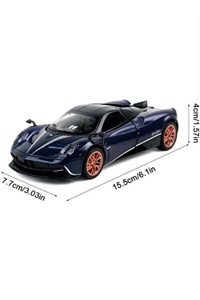 Generic 1:32 Diecast Zinc Alloy Pull-Back Car Model (Pagani Huayra Dinastia) — Sound & Light