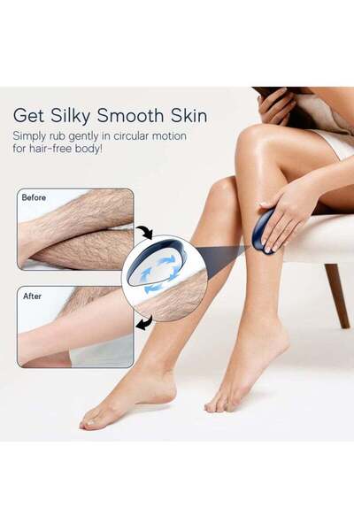 JOYZZZ Upgraded 3rd-Generation Crystal Hair Eraser - Nano-Crystalline Hair Remover for Women