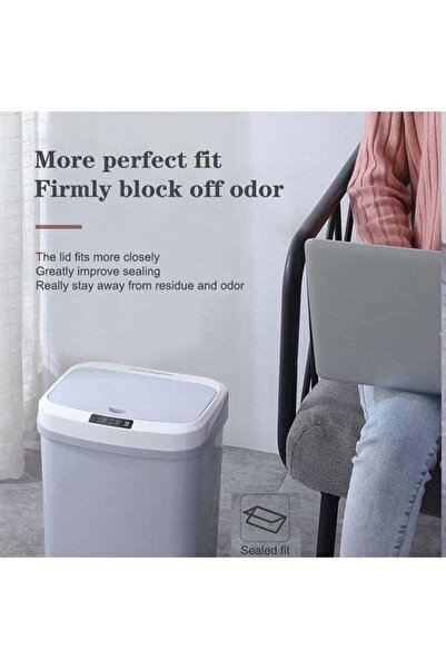 Arabest 16L Motion Sensor Trash Can, USB Rechargeable for Home & Office