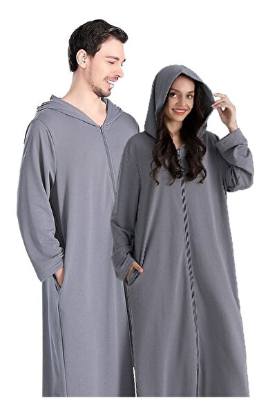 Arabest Zip-Up Hooded Bathrobe for Sea & Beach Vacations