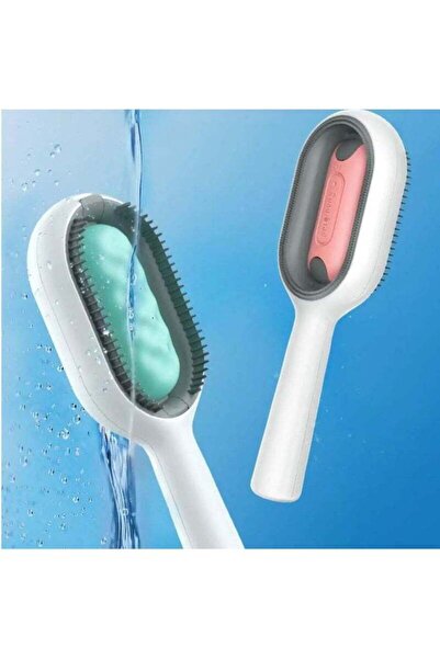 Arabest Water-Infused Cat Brush, 4-in-1, Self-cleaning for Pets (Blue)