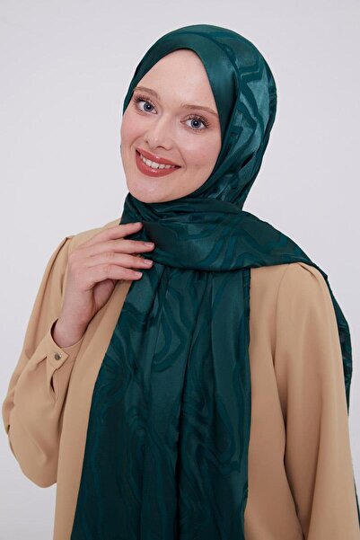 Levidor Emerald Abstract Pattern Deluxe Devore Shawl