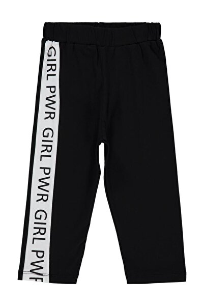 Civil Girls Grl Pwr Printed 10-13 Years Leggings - Black 12-13 Years