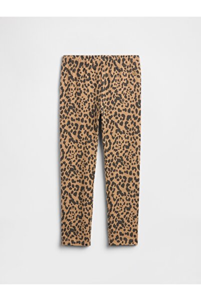 GAP Kız Bebek Kahverengi Pull-On Stretch Jersey Tayt