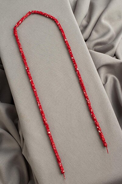 Uçar Doğaltaş Hematit Doğal Taş Mat Benekli Kırmızı Küp Kesim 3x3mm Dizi [AA]