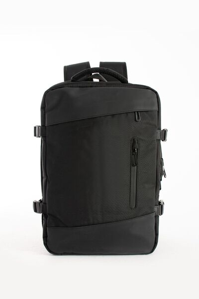 Sanmorris Unisex Αδιάβροχη θήκη φορητού υπολογιστή 15,6 ιντσών Λειτουργική τσάντα ταξιδιού και σχολείου με υποστήριξη πλάτης