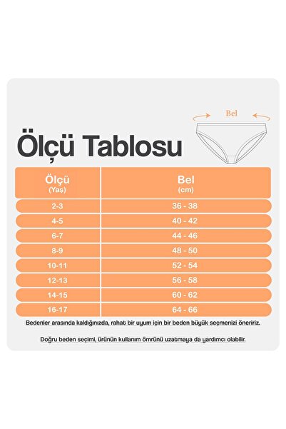 Donella 5'li Özel Viskon Genç Kız Külot 5195S