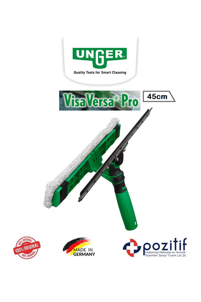 unger VİSA VERSA Peluşlu Cam Çekçek 45 Cm - 2'si 1 Arada