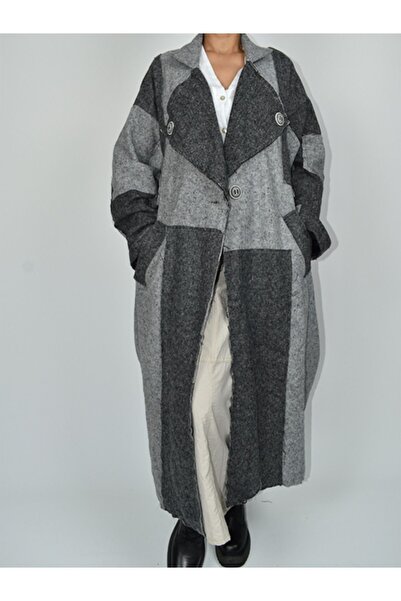 iplik natural boheme Erkek Yaka Kadın Trençkot