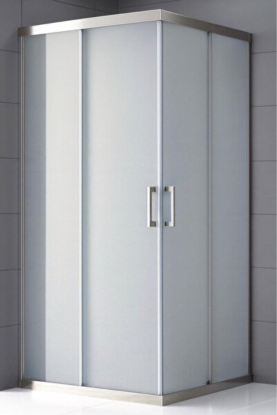 Durul Duşakabin 80x110 Dikdörtgen 5mm Buzlu Cam Yüksekik 190cm