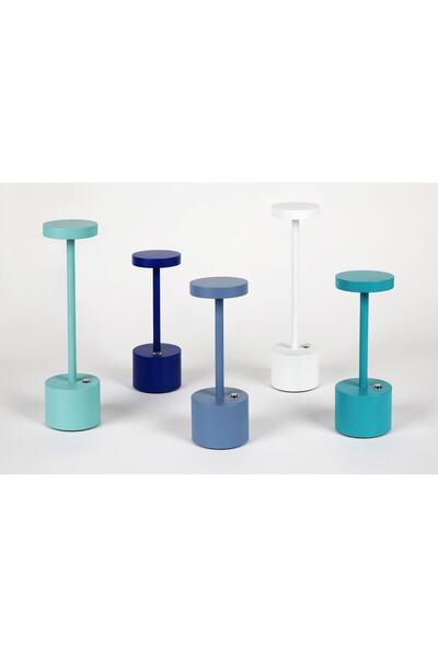 retroline Lüks Şarjlı Masa Lambası Su Yeşili