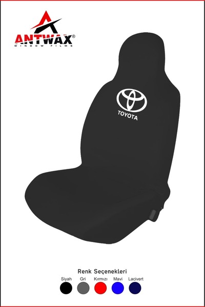 Antwax Toyota Oto Koltuk Kılıfı Takımı – Penye Kumaş, Marka Logo Baskılı, Tam...