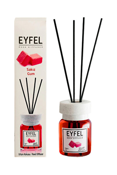 Eyfel odorizant de camera cu bete 120ml, Gum (Guma)