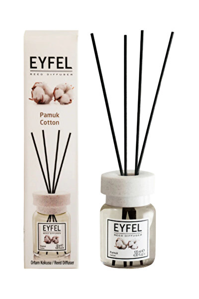 Eyfel room air freshener with sticks 120ml, Cotton