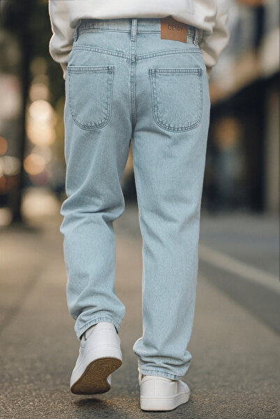 CEDY DENIM Υψηλής ποιότητας ψηλόμεσο φαρδύ τζιν - C354-ice Blue