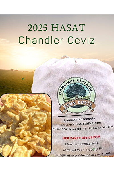 Çamlıbel Çiftliği 3 Kg - Ince Kabuklu Chandler Yerli Ceviz (GELİBOLU) - Yeni Hasat - Zeus Ceviz
