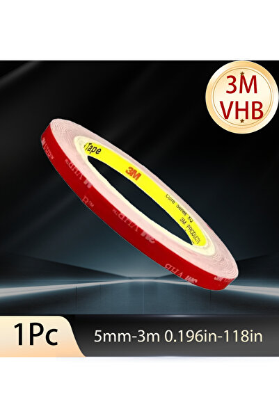 3M 5mm-3m 0.196in-118in VHB Double Sided Tape, High Strength, Waterproof, Foam Adhesive, No Residue