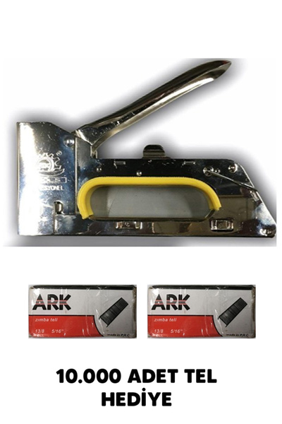 CMC Tools Mobilya Zımba Makinasıhand Tools Krom 5.000 li Tel+zımba