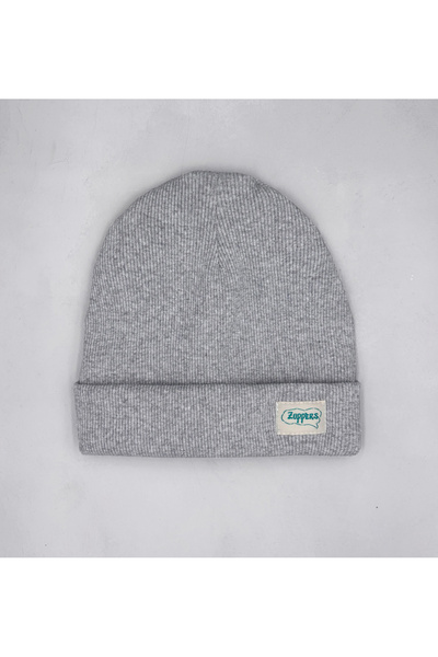 Zuppers Cotton Double Layer Beret Corded Fabric - Gray Melange