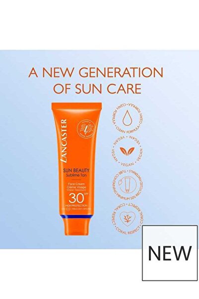 Lancaster Sun Beauty Face Güneş Koruyucu Krem SPF30 50 ml