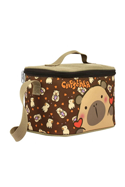 capybara Момчешка термоизолирана чанта за хранене - кафява - 5210
