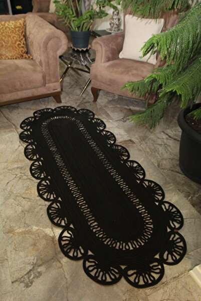 F&A COLLECTION Güneş Jüt Kilim, Paspas, Mutfak Halısı, Banyo Halısı, Oturma O...