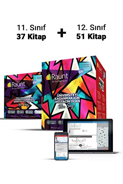Raunt YKS 2027 Sayısal Erken Başlangıç Paketi (11. Sınıf - Mezun) | 2 Yıl Takip, Koçluk ve Kamplar Dahil
